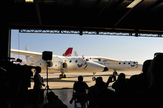 Illustration for article titled First Virgin Galactic White Knight II Photos